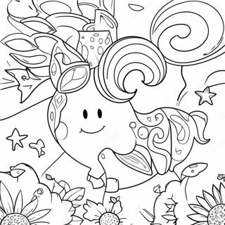 Page De Coloriage De Projet Artistique Creatif De Troisieme Annee 103275-41342