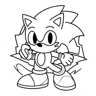 Sonic X Pages À Colorier