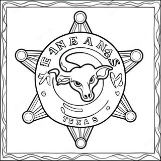 Page De Coloriage Du Logo Des Texas Rangers 103683-41655