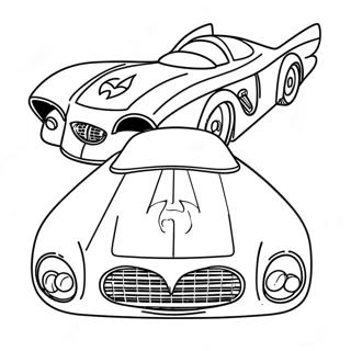 Batmobile Pages À Colorier