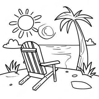 Page De Coloriage Dun Coucher De Soleil Dete Relaxant 103840 41780