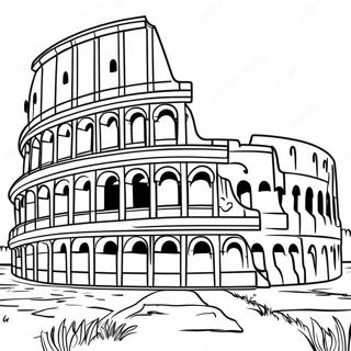 Page De Coloriage Du Majestueux Colisee 103944-41858