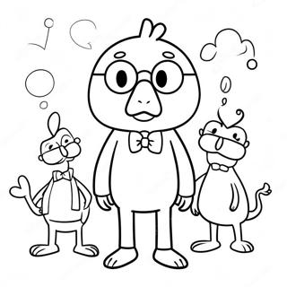 Page De Coloriage Des Personnages Droles De Mo Willems 104021-41918