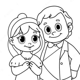 Page De Coloriage De Lamitie Entre Charlotte Et Wilbur 104303-42137