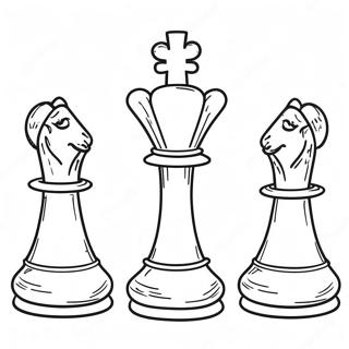 Page De Coloriage Des Pieces Dechecs Colorees 104329-42159