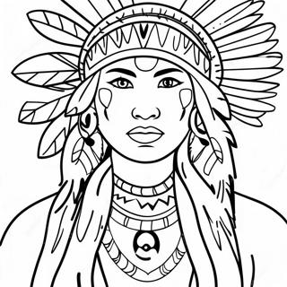 Native American Heritage Month Coloring Page 104686-42435