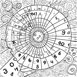 Page De Coloriage De La Table De Multiplication Amusante 104738-42479