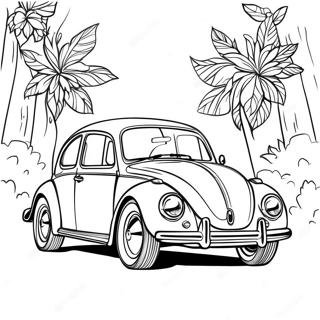 Page De Coloriage Volkswagen Coccinelle Classique 104894 42600