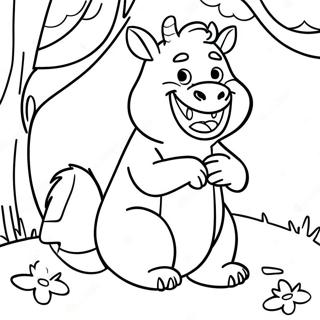 Page De Coloriage Gruffalo Amical 104920-42617