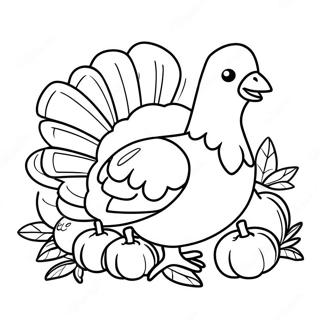 Page A Colorier De Dinde De Thanksgiving 10508-2423