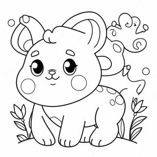 Page De Coloriage Danimaux Roses Mignons 105202-42839