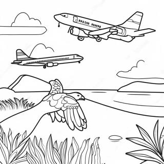 Page De Coloriage Sur La Migration 105252-42888