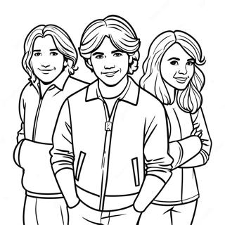 Page De Coloriage De High School Musical 105406-43006