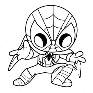 Page De Coloriage Bebe Spiderman 105536-43107