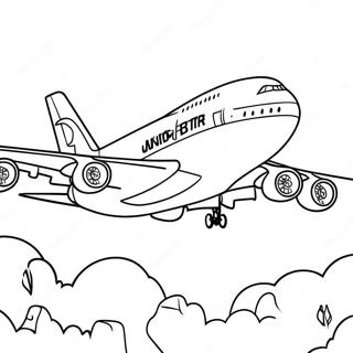 Page De Coloriage Avion A380 105562-43126