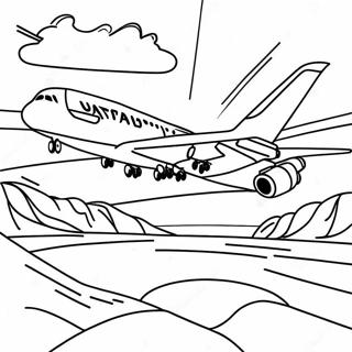 Page De Coloriage Avion A380 105562-43128