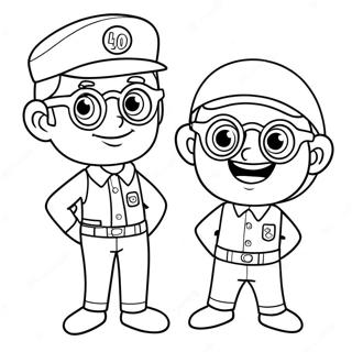 Page De Coloriage Aventure De Blippi Et Meekah 105588-43150