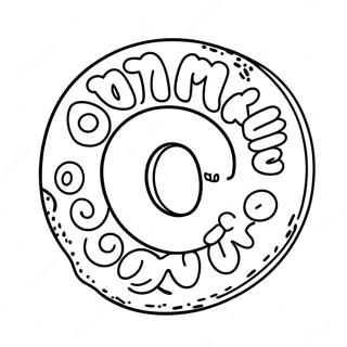 Page De Coloriage Du Logo Dunkin Donuts 105741-43268