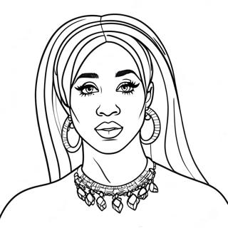 Cardi B Pages À Colorier