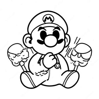 Mario Bonus Pages À Colorier