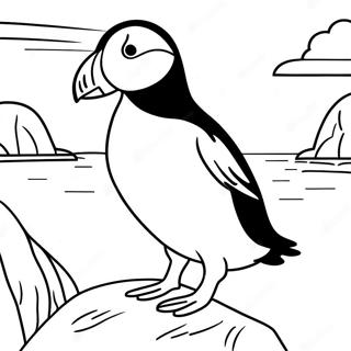 Puffin Rock Pages À Colorier