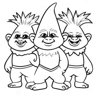 Page De Coloriage Des Trolls Unis Avec Floyd 106335-43727