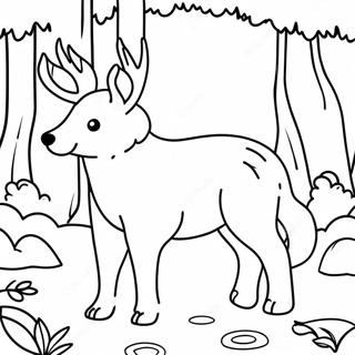 Page De Coloriage Danimaux De La Foret 106386-43766