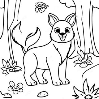 Page De Coloriage Danimaux De La Foret 106386-43768