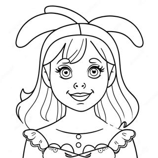 Page De Coloriage De Cindy Lou Who En Tenue Festive 106439-43809