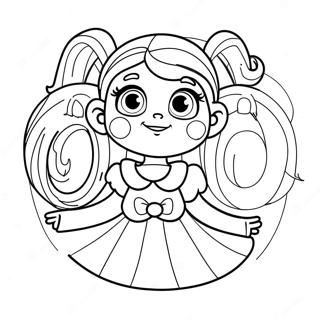Page De Coloriage De Cindy Lou Who Chantant 106441-43817