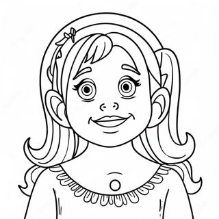Page De Coloriage De Cindy Lou Who Chantant 106441-43818