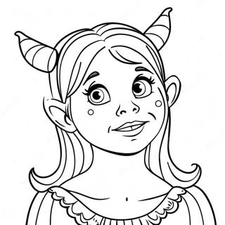 Page De Coloriage De Cindy Lou Who Chantant 106441-43819