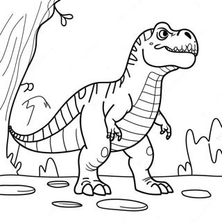 Page De Coloriage De Giganotosaurus Marchant 106620-43962