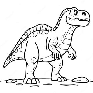 Page De Coloriage De Giganotosaurus Marchant 106620-43963