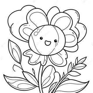 Page De Coloriage De Fleurs Pour La Fete Des Meres 106770-44067