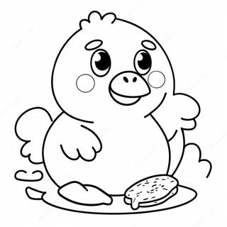 Page De Coloriage De Nuggets De Poulet 106974-44227