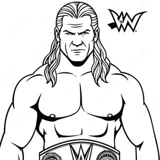 Page De Coloriage De La Wwe 107025-44266