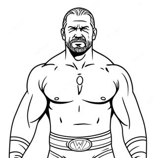 Page De Coloriage De La Wwe 107025-44267