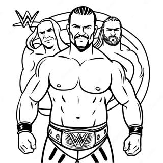 Page De Coloriage De La Wwe 107025-44268