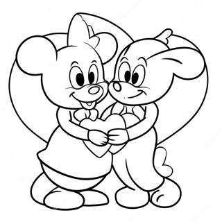 Page De Coloriage Disney Pour La Saint Valentin 107076-44307