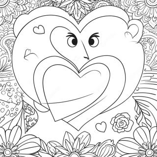 Page De Coloriage Disney Pour La Saint Valentin 107076-44308