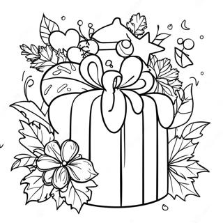 Page De Coloriage De Noel Avec Division Joyeuse 107132 44366