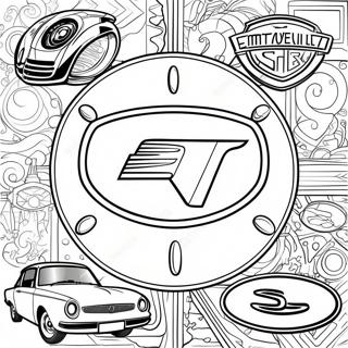 Page De Coloriage De Logo De Voiture 107178-44391