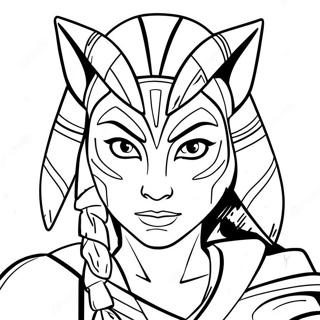 Page De Coloriage Ahsoka Tano 107254-44452