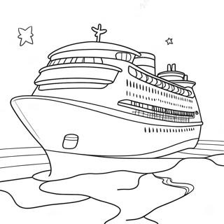 Page De Coloriage De Laventure Magique De La Croisiere Disney 107488-44638