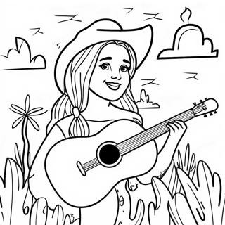 Musique Country Pages À Colorier