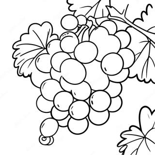 Page De Coloriage De Raisins Violets Juteux 107794-44874