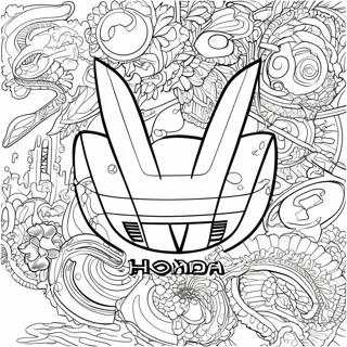 Honda Pages À Colorier