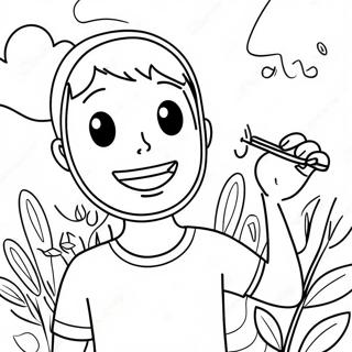 Page De Coloriage Dactivites Joyeuses De Bien Etre 107924 44983
