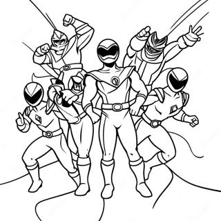 Power Rangers Pages À Colorier